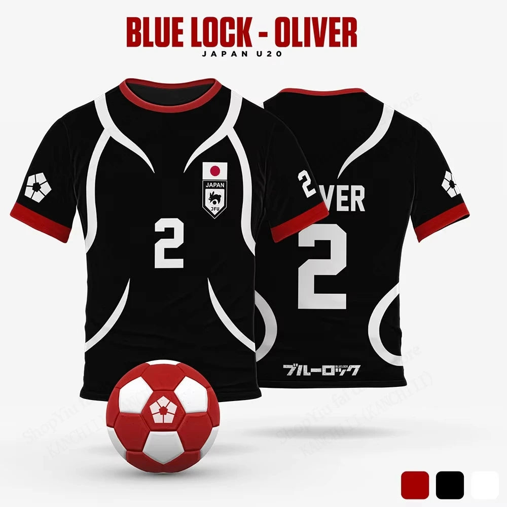Maillot Blue Lock - Kit Extérieur Japon U20, Oliver