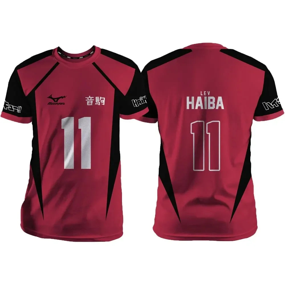 Maillot Haikyuu - Kit Domicile Nekoma, Haiba