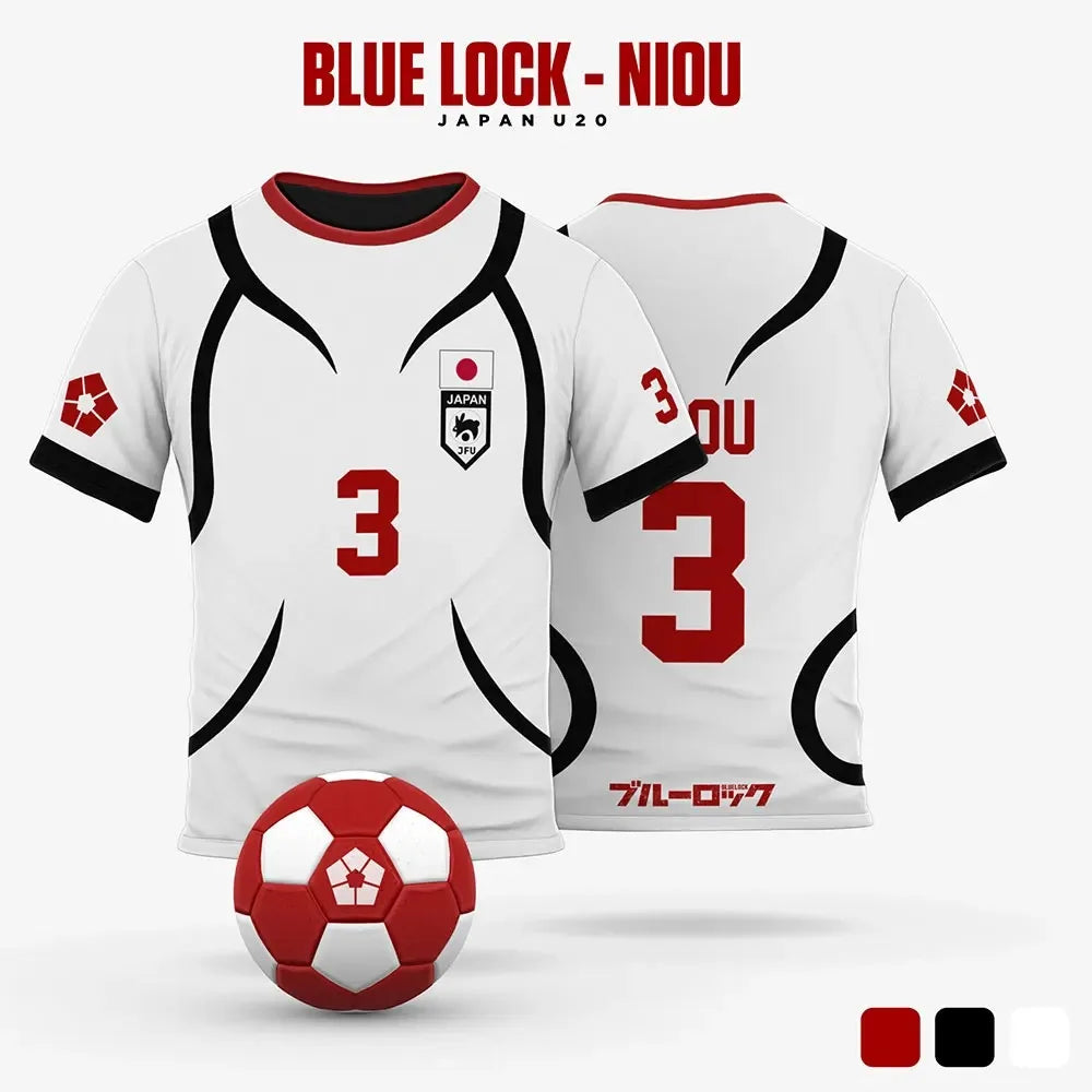 Maillot Blue Lock - Kit Domicile Japon U20, Niou