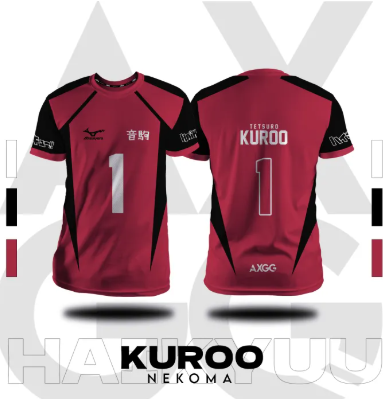 Haikyuu Jersey - Nekoma Home Kit, Kuroo