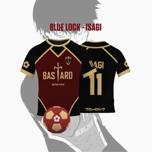 Blue Lock Jersey - Bastard Munchen Home Kit, Isagi