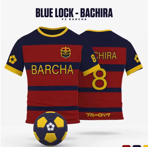 Blue Lock Jersey - FC Barcha Home Kit, Bachira 