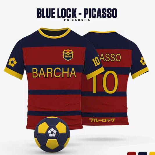 Blue Lock Jersey - FC Barcha Home Kit, Picasso