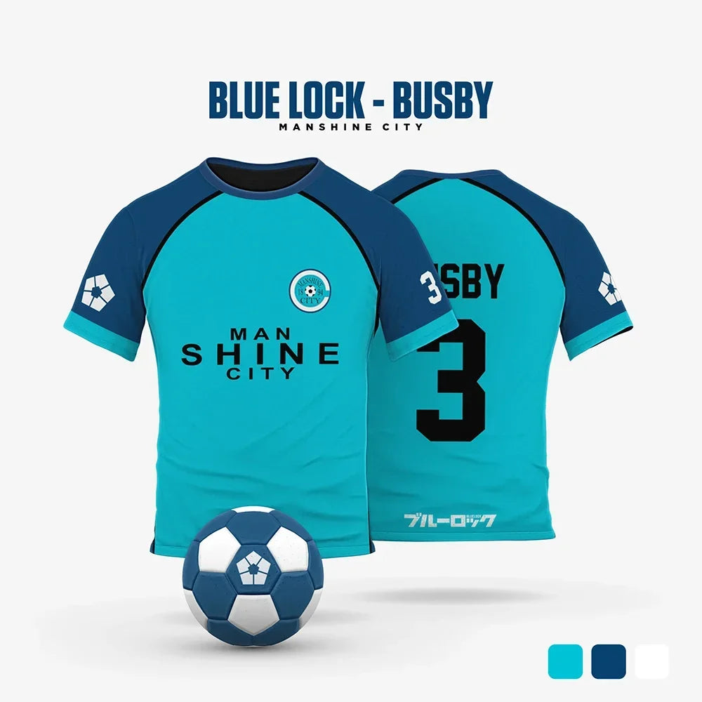 Blue Lock Jersey - Manshine City Home Kit, Busby
