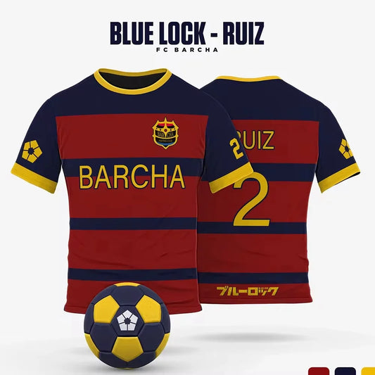 Blue Lock Jersey - FC Barcha Home Kit, Ruiz