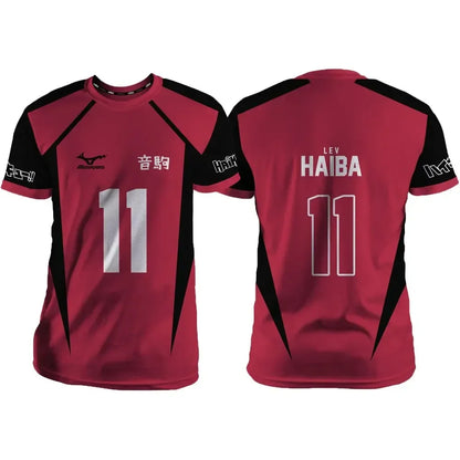 Maillot Haikyuu - Kit Domicile Nekoma, Haiba