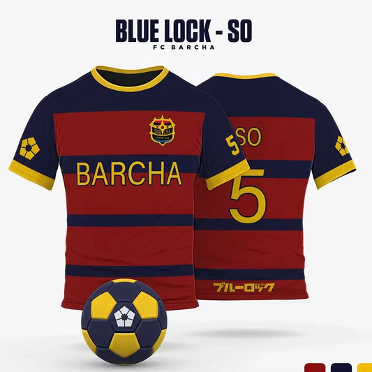 Blue Lock Jersey - FC Barcha Home Kit, So