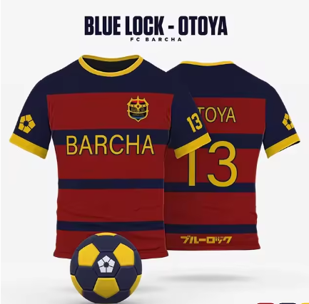 Blue Lock Jersey - FC Barcha Home Kit, Otaya 
