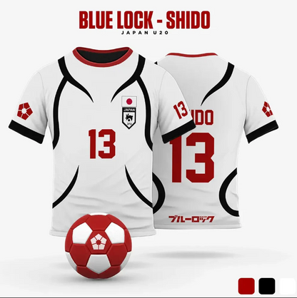 Blue Lock Jersey - Japan U20 Home Kit, Shido