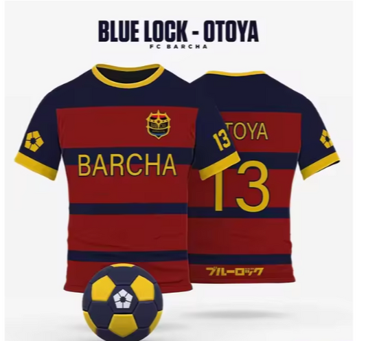 Blue Lock Jersey - FC Barcha Home Kit, Otaya 