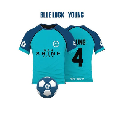 Blue Lock Jersey - Manshine City Home Kit, Young