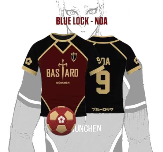 Blue Lock Jersey - Bastard Munchen Home Kit, Noa