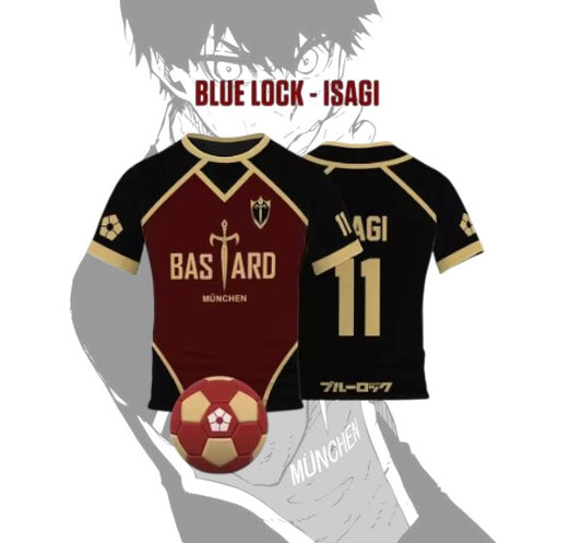 Blue Lock Jersey - Bastard Munchen Home Kit, Isagi