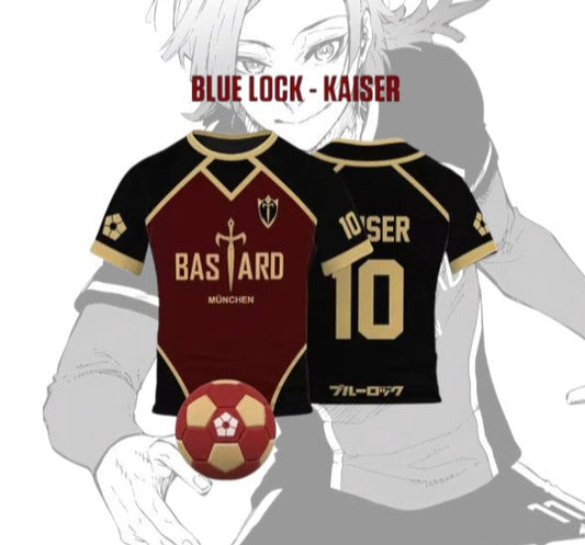 Blue Lock Jersey - Bastard Munchen Home Kit, Kaiser