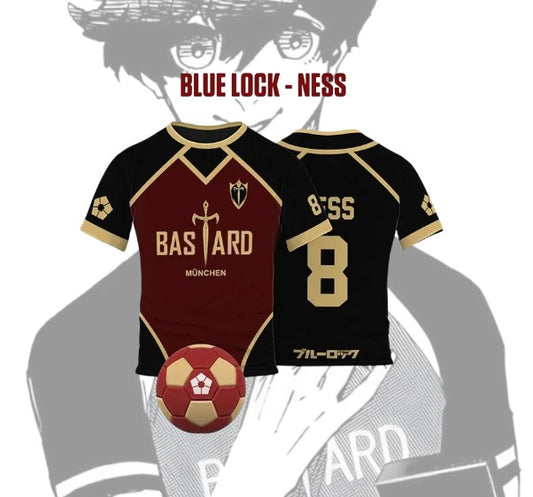 Blue Lock Jersey - Bastard Munchen Home Kit, Ness