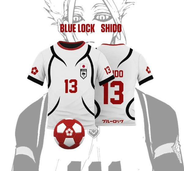 Blue Lock Jersey - Japan U20 Home Kit, Shido